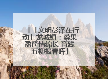 「文明彭泽在行动」龙城镇：桑果盈筐情绵长 育践五柳报春晖