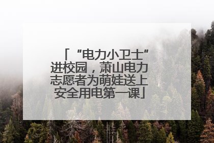 “电力小卫士”进校园，萧山电力志愿者为萌娃送上安全用电第一课