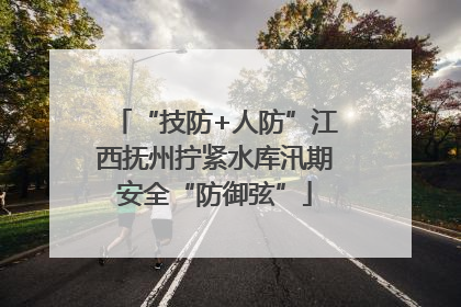 “技防+人防”江西抚州拧紧水库汛期安全“防御弦”