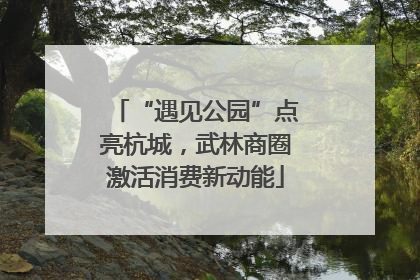 “遇见公园”点亮杭城，武林商圈激活消费新动能