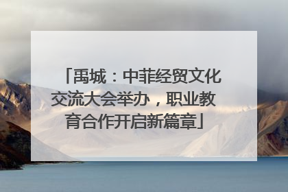 禹城：中菲经贸文化交流大会举办，职业教育合作开启新篇章