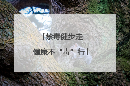 禁毒健步走  健康不“毒”行