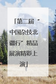第二届“中国杂技北疆行”精品展演精彩上演
