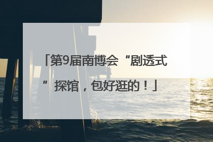 第9届南博会“剧透式”探馆，包好逛的！