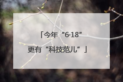 今年“6·18”更有“科技范儿”