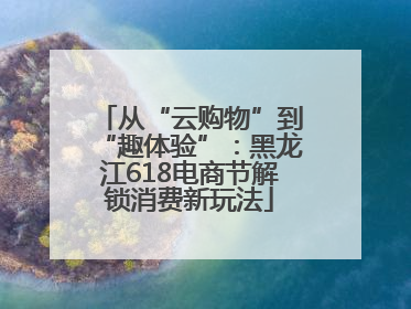 从“云购物”到“趣体验”：黑龙江618电商节解锁消费新玩法