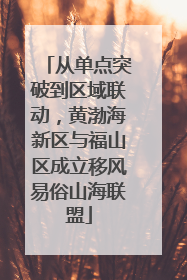 从单点突破到区域联动，黄渤海新区与福山区成立移风易俗山海联盟