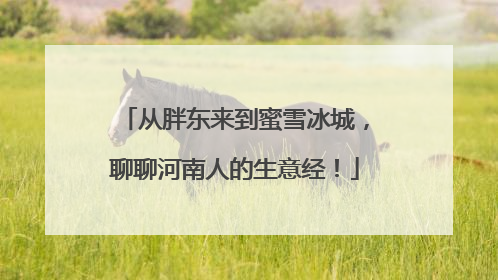 从胖东来到蜜雪冰城，聊聊河南人的生意经！