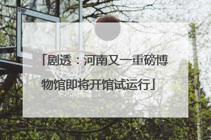 剧透：河南又一重磅博物馆即将开馆试运行