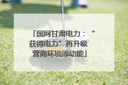 国网甘肃电力：“获得电力”再升级 营商环境添动能