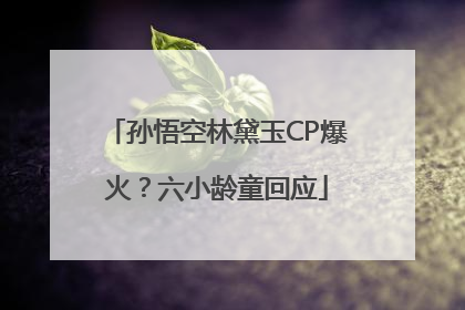 孙悟空林黛玉CP爆火？六小龄童回应