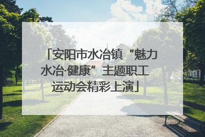 安阳市水冶镇“魅力水冶·健康”主题职工运动会精彩上演