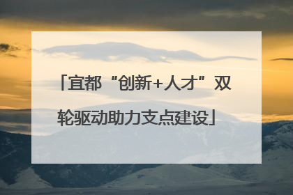 宜都“创新+人才”双轮驱动助力支点建设