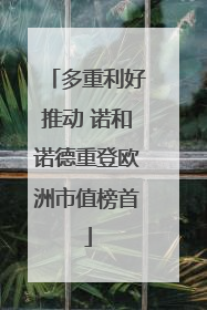 多重利好推动 诺和诺德重登欧洲市值榜首