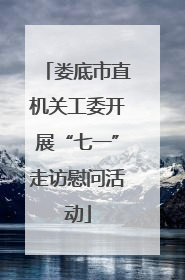 娄底市直机关工委开展“七一”走访慰问活动