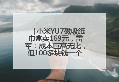 小米YU7磁吸纸巾盒卖169元，雷军：成本巨高无比，但100多块钱一个纸巾盒还是贵