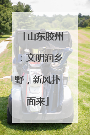 山东胶州：文明润乡野，新风扑面来
