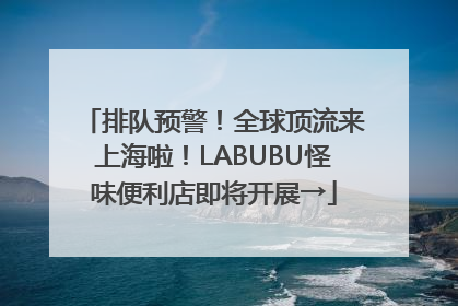 排队预警！全球顶流来上海啦！LABUBU怪味便利店即将开展→