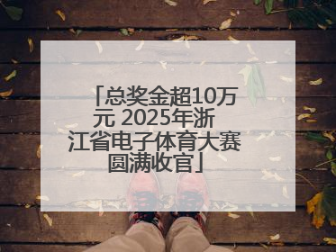 总奖金超10万元 2025年浙江省电子体育大赛圆满收官