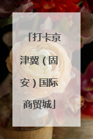 打卡京津冀（固安）国际商贸城