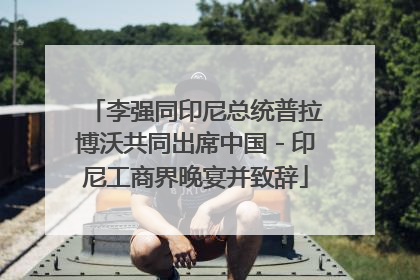 李强同印尼总统普拉博沃共同出席中国－印尼工商界晚宴并致辞