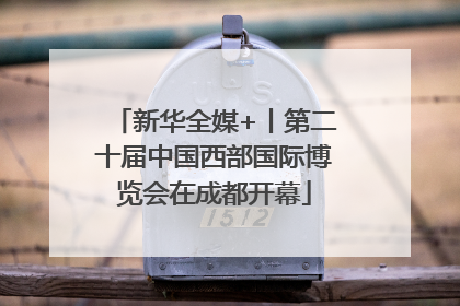 新华全媒+丨第二十届中国西部国际博览会在成都开幕