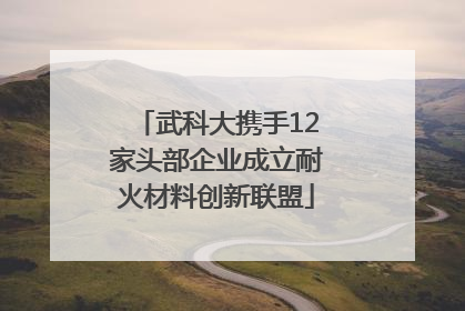 武科大携手12家头部企业成立耐火材料创新联盟
