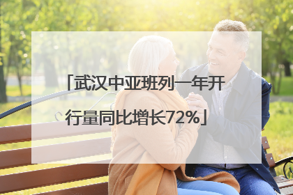 武汉中亚班列一年开行量同比增长72%