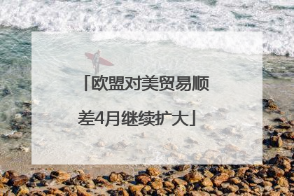 欧盟对美贸易顺差4月继续扩大