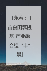 永春：千亩良田筑根基 产业融合绘“丰”景