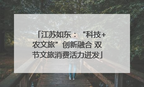 江苏如东：“科技+农文旅”创新融合 双节文旅消费活力迸发