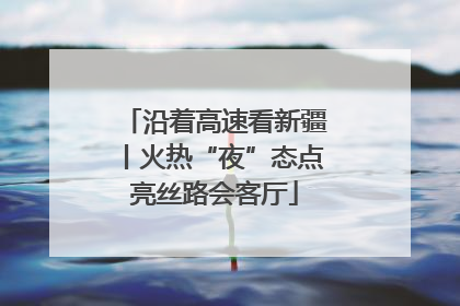 沿着高速看新疆丨火热“夜”态点亮丝路会客厅