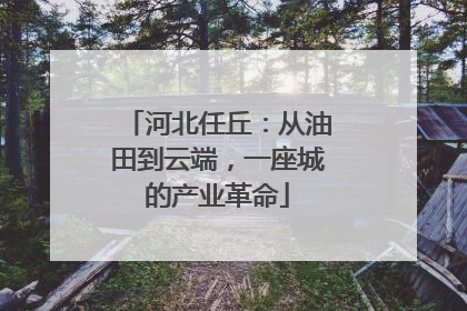河北任丘：从油田到云端，一座城的产业革命
