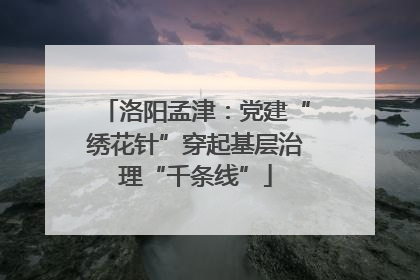 洛阳孟津：党建“绣花针”穿起基层治理“千条线”