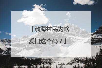 渤海村民为啥爱扫这个码？