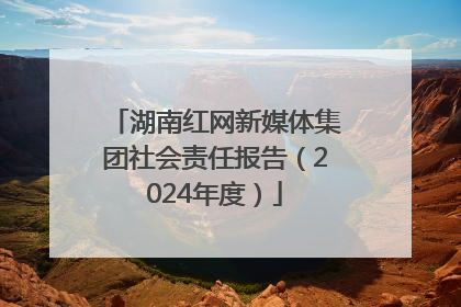 湖南红网新媒体集团社会责任报告（2024年度）