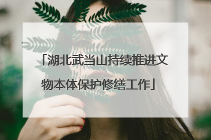 湖北武当山持续推进文物本体保护修缮工作