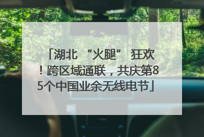 湖北 “火腿” 狂欢！跨区域通联，共庆第85个中国业余无线电节