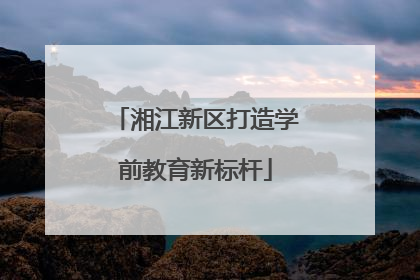 湘江新区打造学前教育新标杆