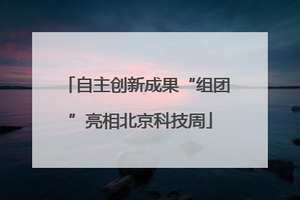 自主创新成果“组团”亮相北京科技周
