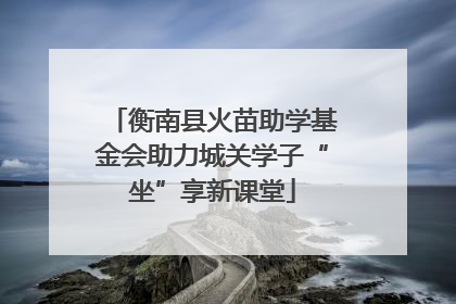 衡南县火苗助学基金会助力城关学子“坐”享新课堂