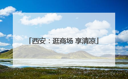 西安:逛商场 享清凉