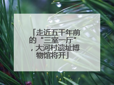 走近五千年前的“三室一厅”，大河村遗址博物馆将开