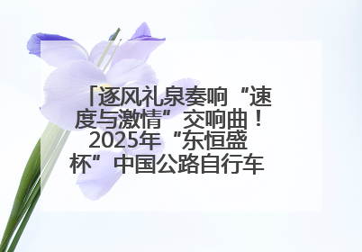 逐风礼泉奏响“速度与激情”交响曲！2025年“东恒盛杯”中国公路自行车联赛第五站（陕西·礼泉站）正式开赛