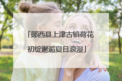 郧西县上津古镇荷花初绽邂逅夏日浪漫