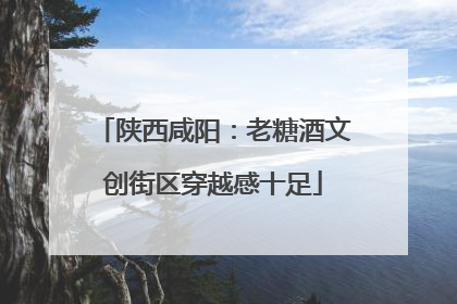 陕西咸阳：老糖酒文创街区穿越感十足
