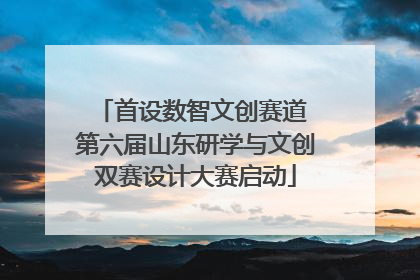 首设数智文创赛道 第六届山东研学与文创双赛设计大赛启动