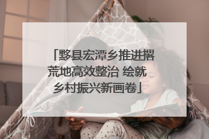 黟县宏潭乡推进撂荒地高效整治 绘就乡村振兴新画卷