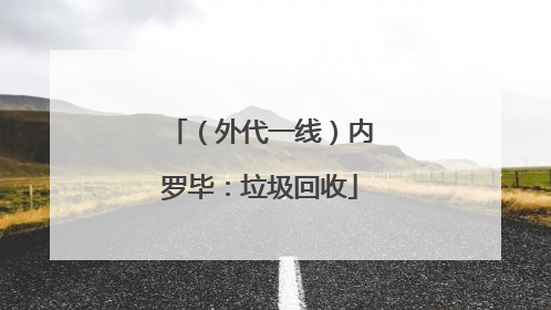 （外代一线）内罗毕：垃圾回收