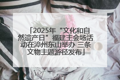 2025年“文化和自然遗产日”福建主会场活动在漳州东山举办 三条文物主题游径发布